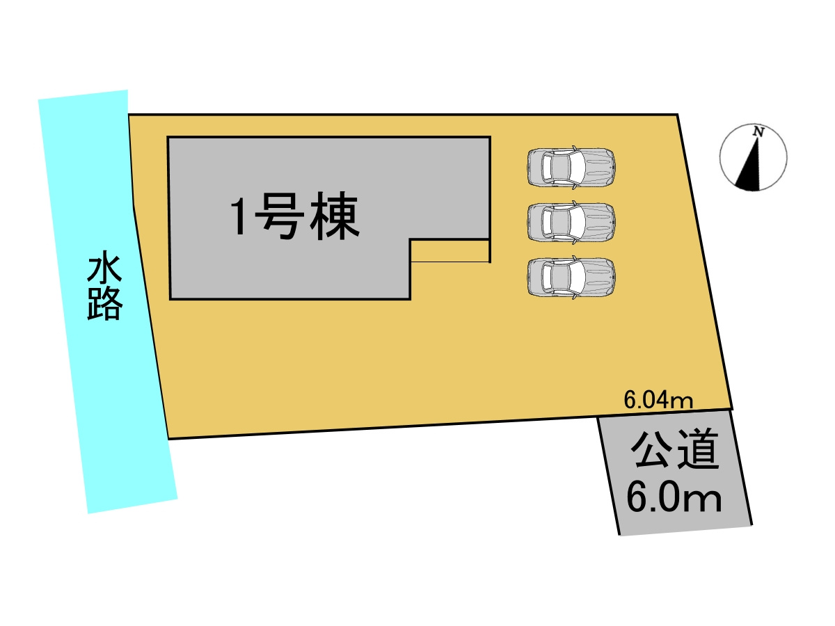 リーブルガーデン　瑞穂市唐栗第２　全１区画分譲の区画図|■区画図
■YAMADA電機の　ヤマダ不動産　株式会社リライフ　
いつでもお問合わせ下さい。