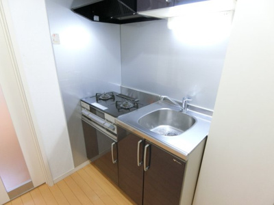 【キッチン】 | クレフラスト台原駅前 | ２口ガスコンロ設置可能なキッチン。