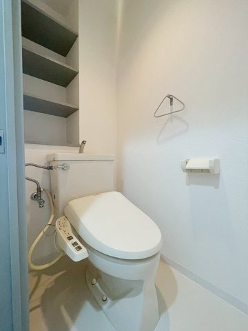 ラルジュ宝塚のトイレ|落ち着いた色調のトイレです