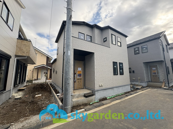 茅ヶ崎市円蔵2期　新築戸建　全5棟2号棟の外観