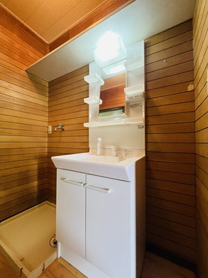 グランドシャトーKANOの独立洗面台|独立洗面台あり、毎朝おしゃれに忙しい女性の方におすすめです