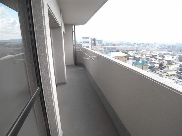 アメックス久留米六ツ門のバルコニー|開放的で明るい空間を演出してくれるバルコニーです