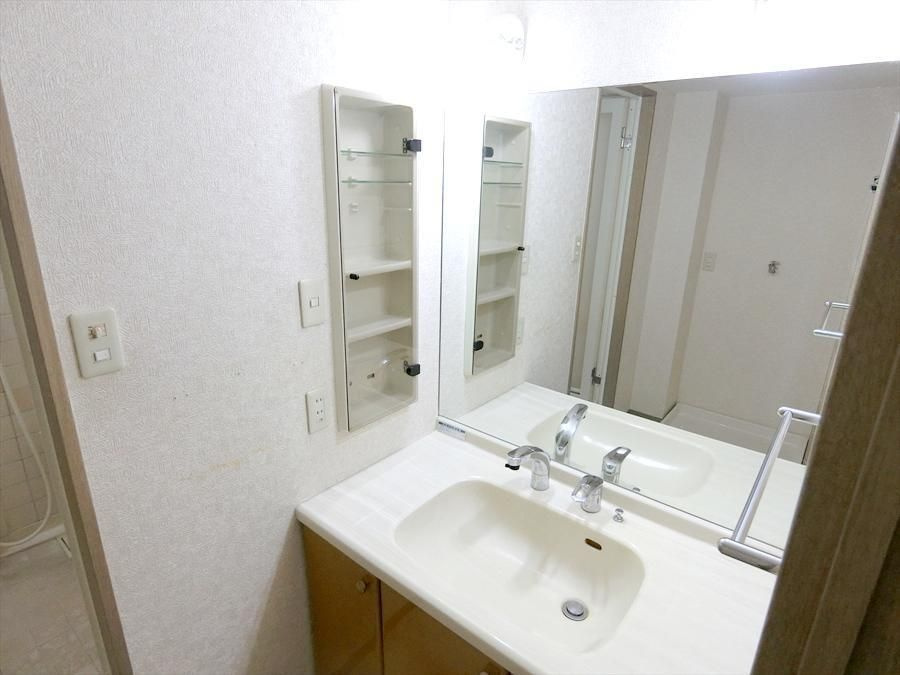 アメックス久留米六ツ門の洗面所|使いやすい洗面所です