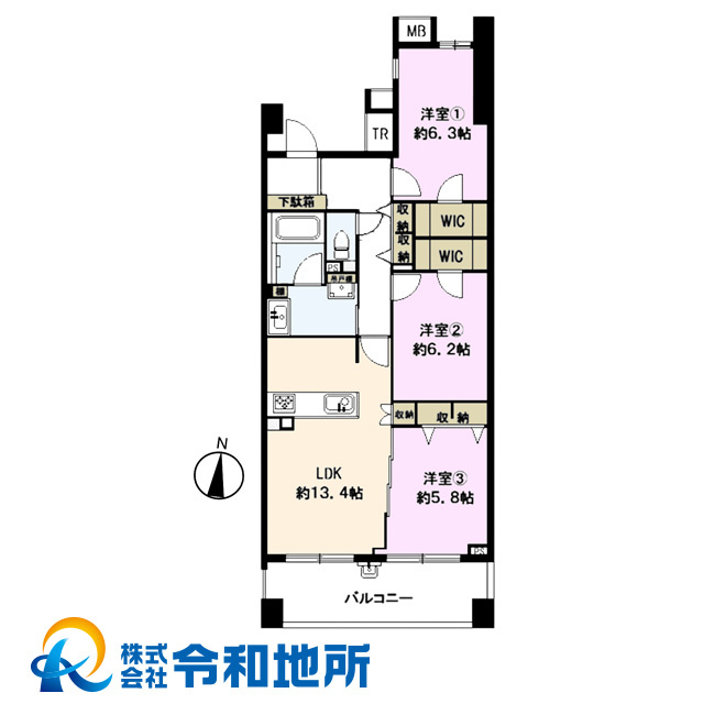 グラン・コート湘南茅ヶ崎の間取り