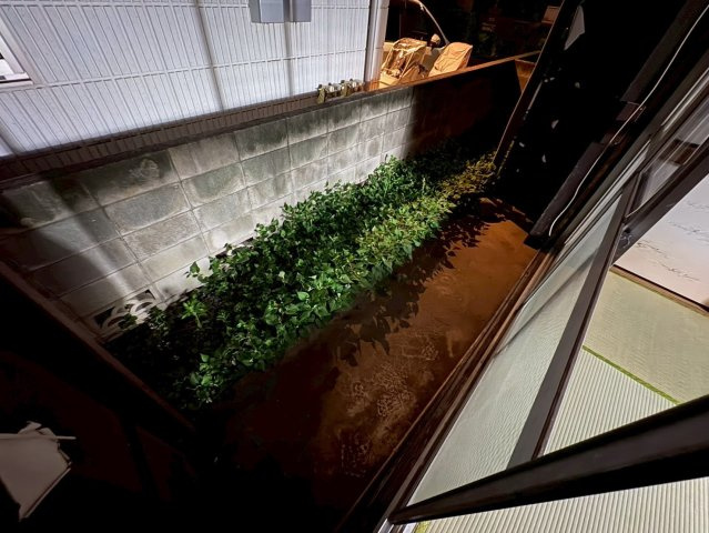 メゾン岡のバルコニー