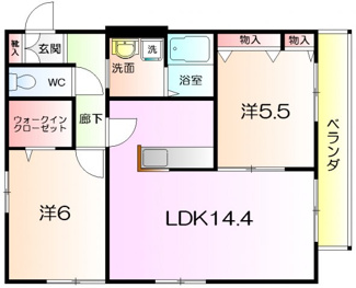 【間取り】 | パナシェ諏訪森
