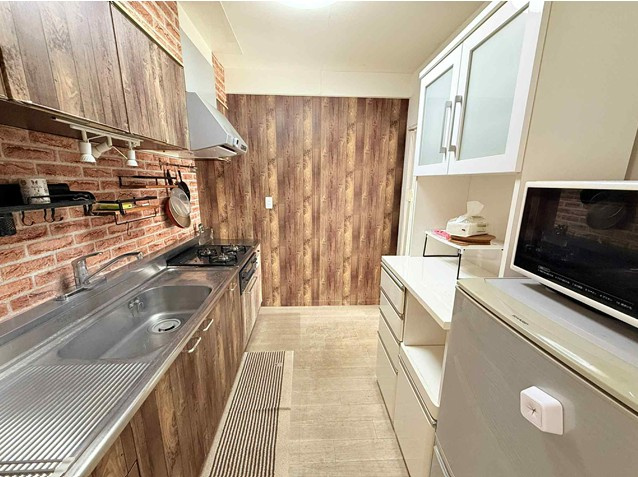 新松戸ファミールハイツ５号棟のキッチン