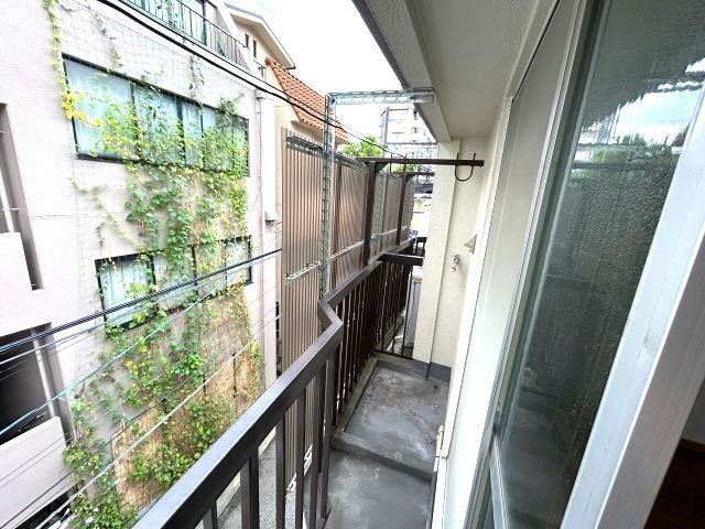 戸石マンションのバルコニー