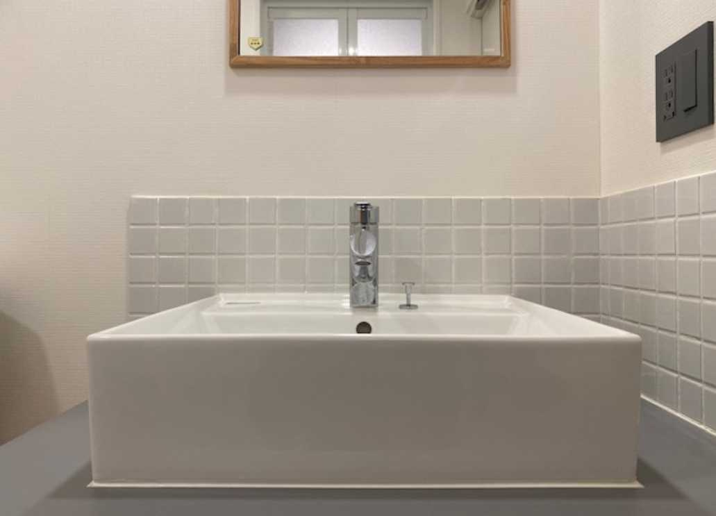 GRAND駒沢公園　ウォークインクローゼット　角部屋　オートロックの洗面所