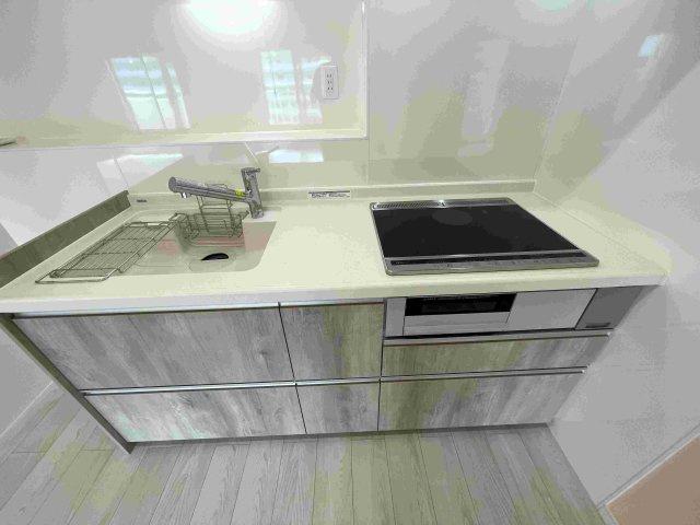 取手中央タウンE棟のキッチン