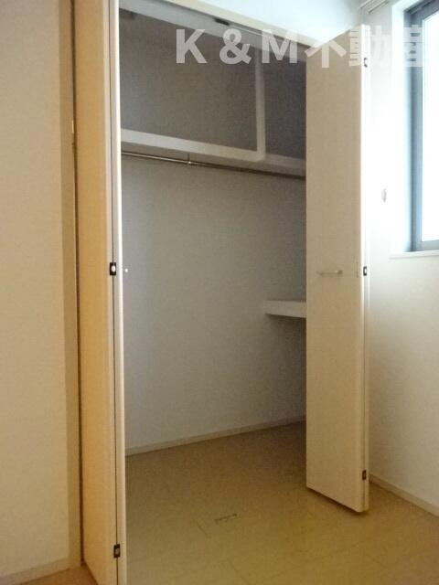 ドゥ　ボヌールの収納|大きなものも収納できそうです