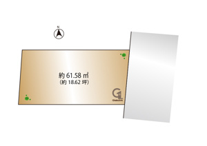 【土地図】 | ご自宅から現地まで、当社スタッフがお車にて、「お迎え・お送り」をしております。ぜひお気軽にお問い合わせくださいませ♪