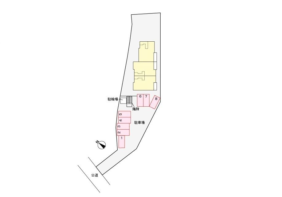 サンビタリアの駐車場