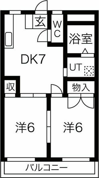 パインリーフ長森本町の間取り