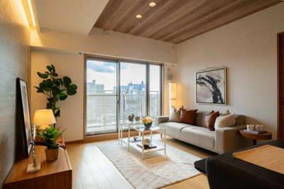 【居間・リビング】 | ディーレスティア堺・光明池 | ３ＬＤＫ＋Sの暮らしやすいお住まい☆お子様のお部屋や趣味のお部屋もご用意いただけます♪