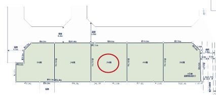 ◎茅ヶ崎市矢畑　新築戸建　3号棟の区画図|3号棟