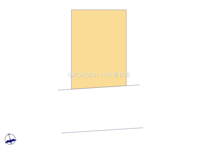 江戸川台第8期　新築戸建　1号棟の区画図|一方 ： 南 6m 公道
