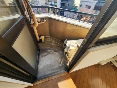 ハイツウエストロードのバルコニー|西向きバルコニー