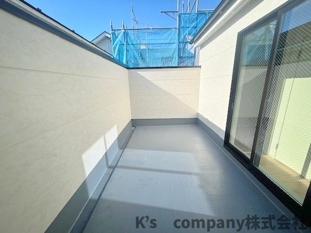 ◎茅ヶ崎市矢畑　新築戸建　4号棟のバルコニー|ワイドバルコニー☆