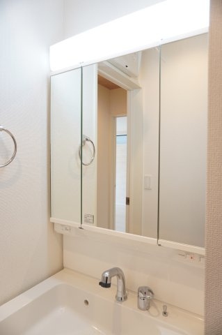 越谷市東越谷6丁目 新築分譲住宅の独立洗面台