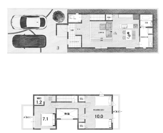 【間取り】 | 嵐山薬師下町一戸建