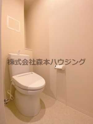 【トイレ】 | 　WING萱島本町 | 落ち着いたトイレです