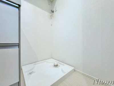 【設備】 | ハーモニーテラス清水Ⅳ | 洗濯機置き場です。