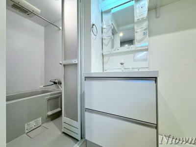 【洗面所】 | ハーモニーテラス清水Ⅳ | ゆったりとスペースのある洗面所