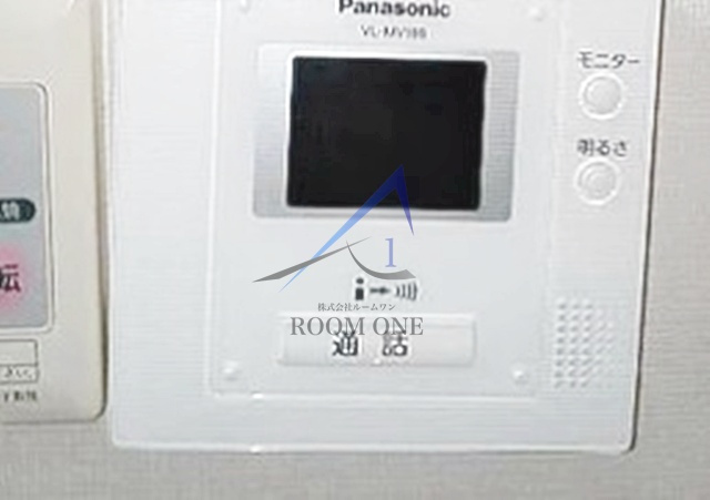 フルールハイムのセキュリティ|モニター付きインターホンです。