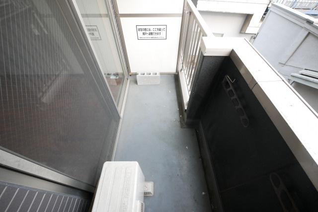 ティアラコートイーストのバルコニー