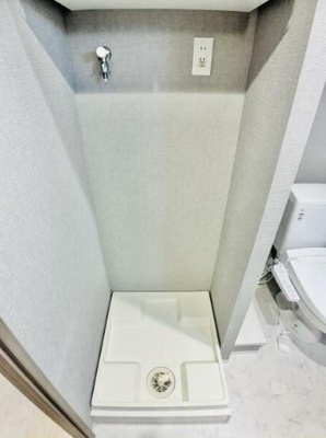 【設備】 | レピュア練馬レジデンス | 室内洗濯機置場。