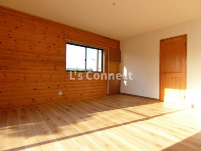 【居間・リビング】 | アンジュレーヴ | 角部屋で２面に窓があります。