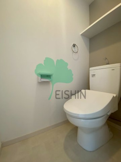 【トイレ】 | Quintet Minami Fukuoka | 清潔感のあるトイレです。