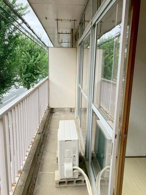 サンハイツのバルコニー