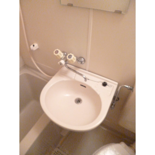 アムス小岩ＷＥＳＴの浴室|洗面台