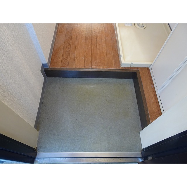 ドミール上池台の玄関