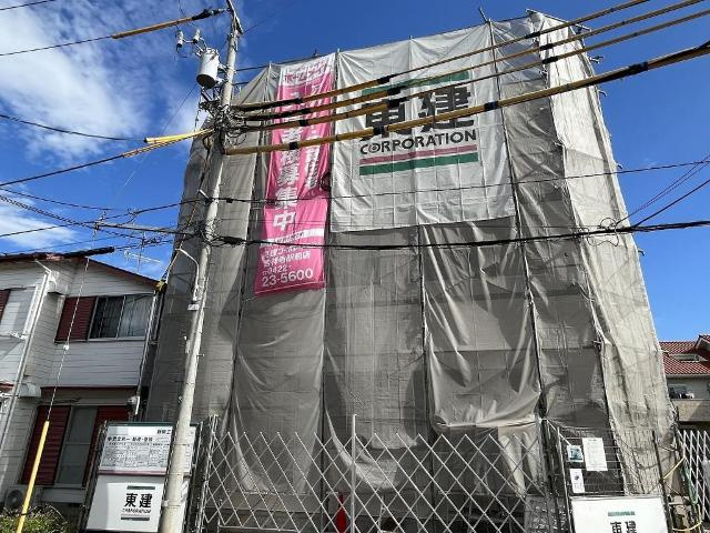 グランチェスタの外観|建築現場