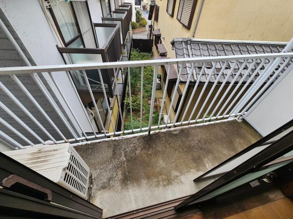 浜フラッツのバルコニー