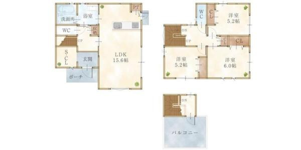 和歌山市西庄7-6-5号　新築戸建