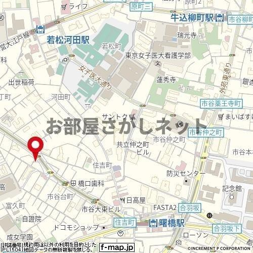 ゼクシア市谷台【11月中旬空き予定】の地図