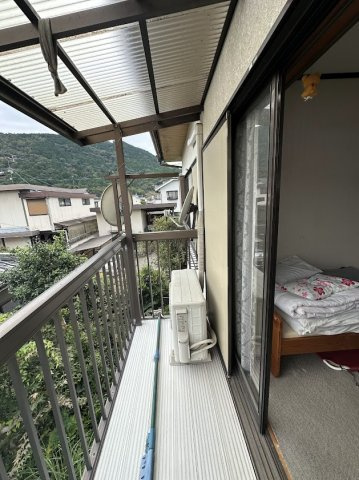中古住宅　粟野西1丁目のバルコニー