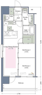 【間取り】 | アーバネックス新町