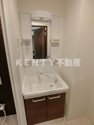 【洗面所】 | アスカレジデンス戸越銀座 | 忙しい朝には欠かせない洗面所です