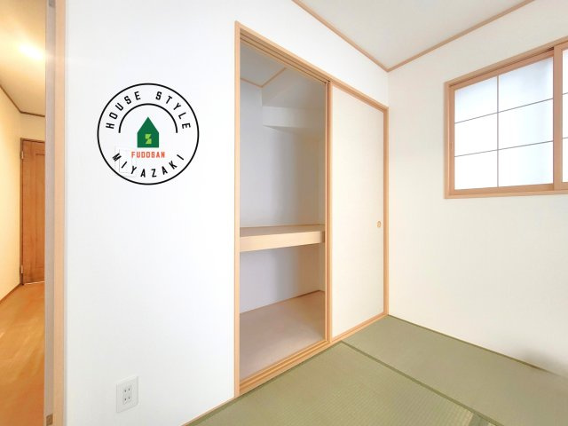 宮崎市永楽町95番　(1号棟)の内観：施工例|収納には困りません。