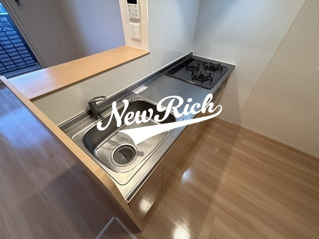 高崎市貝沢町のアパートのキッチン