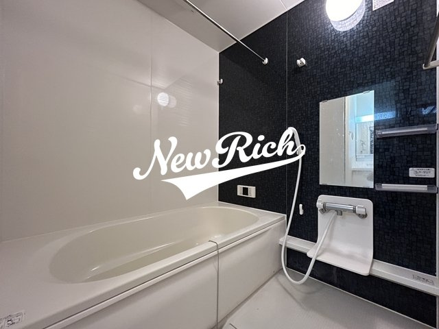 高崎市貝沢町のアパートの浴室