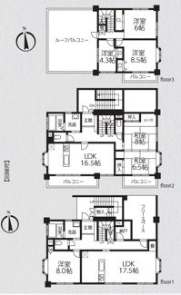 【間取り】 | 中古　JR横浜線　橋本駅　緑区　原宿南