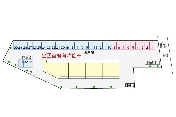 パレス・アムールⅡの区画図