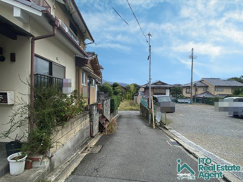 紫野大徳寺町　土地の前面道路含む現地写真