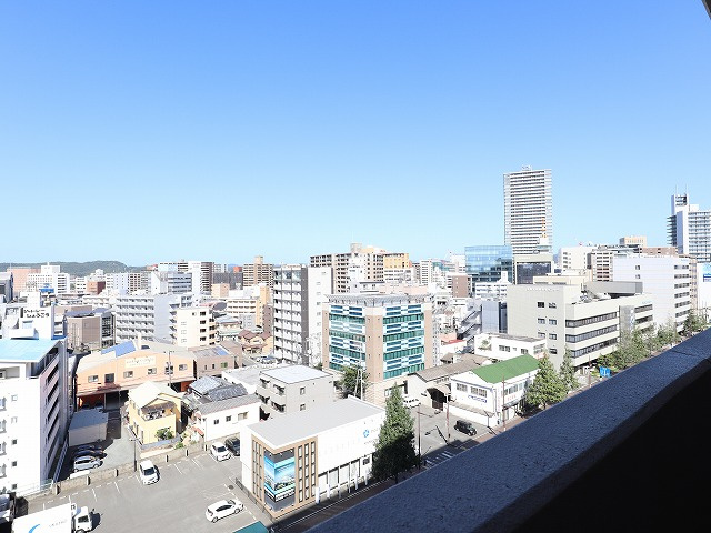 アルファステイツ大学病院通りの展望|バルコニーからの眺望です。是非現地でご体感ください！